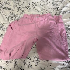 pink brandy melville sweatpants